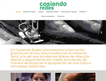 Tablet Screenshot of cosiendoredes.org